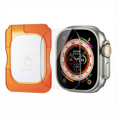 Accezz Gehard glas screenprotector met applicator voor de Apple Watch Ultra 1 / 2 / 3 - 49 mm Accezz Gehard glas screenprotector met applicator voor de Apple Watch Ultra 1 / 2 / 3 - 49 mm