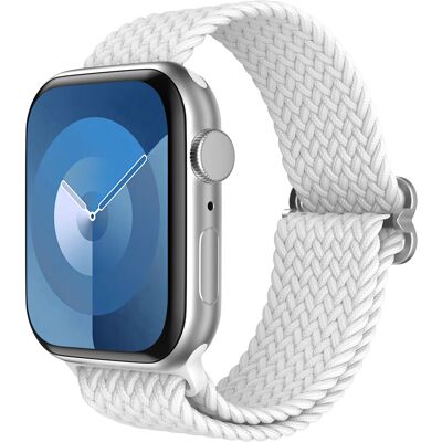 imoshion Nylon geweven bandje voor de Apple Watch 44/45/46/49 mm - Wit imoshion Nylon geweven bandje voor de Apple Watch 44/45/46/49 mm - Wit
