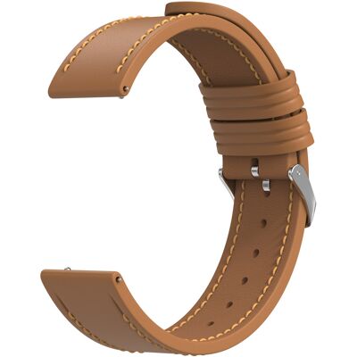 imoshion Modern leren bandje voor de Samsung Galaxy Watch 7 (40/44mm) - Bruin imoshion Modern leren bandje voor de Samsung Galaxy Watch 7 (40/44mm) - Bruin