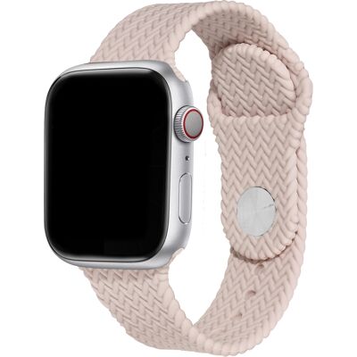 imoshion Siliconen geweven bandje voor de Apple Watch 38/40/41/42 mm - Roze imoshion Siliconen geweven bandje voor de Apple Watch 38/40/41/42 mm - Roze