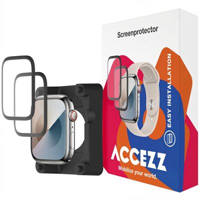 Accezz 2x Screenprotector met applicator voor de Apple Watch Series 10 / 11 - 46 mm Accezz 2x Screenprotector met applicator voor de Apple Watch Series 10 / 11 - 46 mm