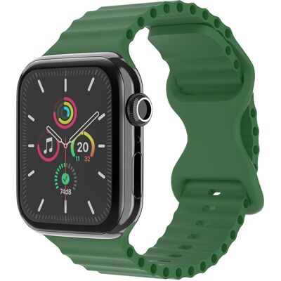 imoshion Athletic siliconenbandje voor de Apple Watch 38/40/41/42 mm - Donkergroen imoshion Athletic siliconenbandje voor de Apple Watch 38/40/41/42 mm - Donkergroen
