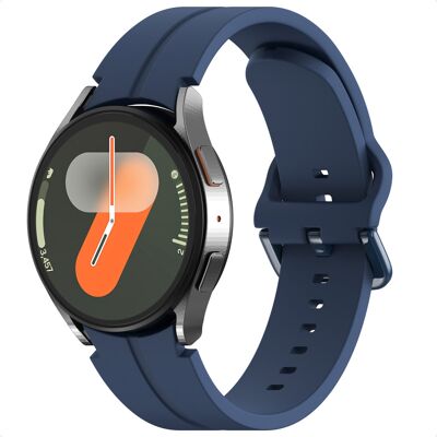 imoshion Siliconen bandje voor de Samsung Galaxy Watch 4 / 5 / 6 / 7 / FE (20 mm) - Donkerblauw imoshion Siliconen bandje voor de Samsung Galaxy Watch 4 / 5 / 6 / 7 / FE (20 mm) - Donkerblauw