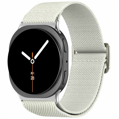 imoshion Elastisch nylon bandje voor de Samsung Galaxy Watch 9 (40/44mm) / Watch 8 (40/44mm) / Classic (46mm) - Beige imoshion Elastisch nylon bandje voor de Samsung Galaxy Watch 9 (40/44mm) / Watch 8 (40/44mm) / Classic (46mm) - Beige