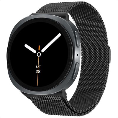 imoshion Milanees magnetisch bandje voor de Samsung Galaxy Watch 9 (40/44mm) / Watch 8 (40/44mm) / Classic (46mm) - Zwart imoshion Milanees magnetisch bandje voor de Samsung Galaxy Watch 9 (40/44mm) / Watch 8 (40/44mm) / Classic (46mm) - Zwart