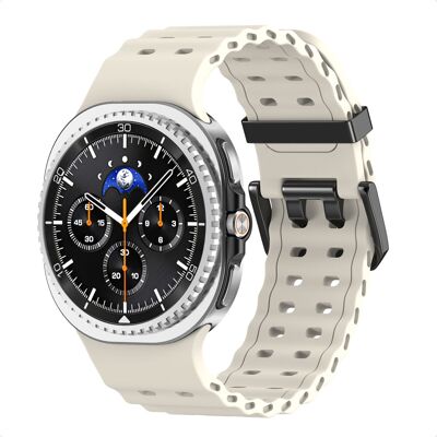 imoshion Ocean Siliconenband voor de Samsung Galaxy Watch 9 (40/44mm) / Watch 8 (40/44mm) / Classic (46mm) - Sterrenlicht imoshion Ocean Siliconenband voor de Samsung Galaxy Watch 9 (40/44mm) / Watch 8 (40/44mm) / Classic (46mm) - Sterrenlicht