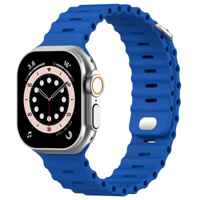 Accezz Ocean bandje voor de Apple Watch 44/45/46/49 mm - Royal Blue Accezz Ocean bandje voor de Apple Watch 44/45/46/49 mm - Royal Blue