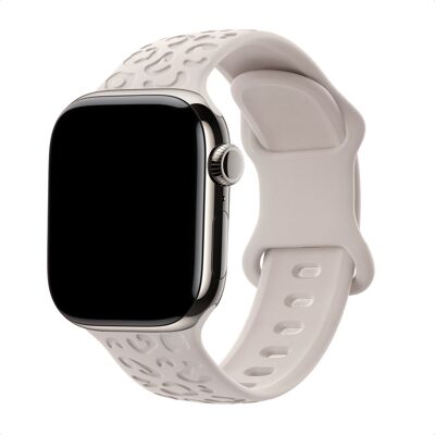 imoshion Siliconen bandje Panterprint voor de Apple Watch 38/40/41/42 mm - Sterrenlicht imoshion Siliconen bandje Panterprint voor de Apple Watch 38/40/41/42 mm - Sterrenlicht