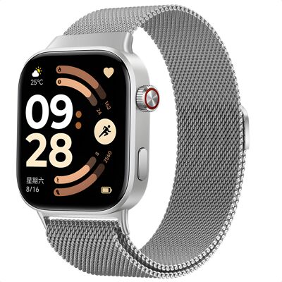 imoshion Milanees magnetisch bandje voor de Xiaomi Smart Band 10 Pro / 9 Pro / 8 Pro / Redmi Watch 6 / 5 / 4 - Zilver imoshion Milanees magnetisch bandje voor de Xiaomi Smart Band 10 Pro / 9 Pro / 8 Pro / Redmi Watch 6 / 5 / 4 - Zilver
