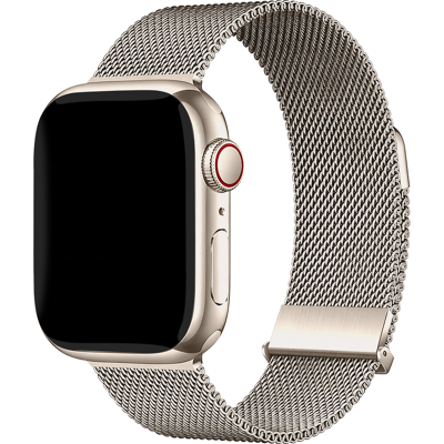imoshion Milanees magnetisch bandje voor de Apple Watch 44/45/46/49 mm - Starlight imoshion Milanees magnetisch bandje voor de Apple Watch 44/45/46/49 mm - Starlight