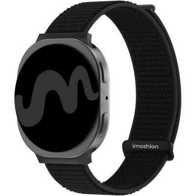imoshion Nylon bandje voor de Samsung Galaxy Watch 9 (40/44mm) / Watch 8 (40/44mm) / Classic (46mm) - Zwart imoshion Nylon bandje voor de Samsung Galaxy Watch 9 (40/44mm) / Watch 8 (40/44mm) / Classic (46mm) - Zwart