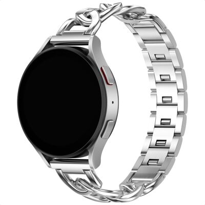 Selencia Chain bandje - Universeel 20 mm aansluiting - Zilver Selencia Chain bandje - Universeel 20 mm aansluiting - Zilver
