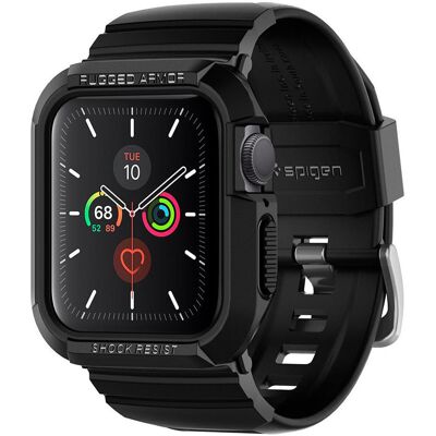 Spigen Rugged Armor™ Pro case voor de Apple Watch 40 mm / 41 mm - Zwart Spigen Rugged Armor™ Pro case voor de Apple Watch 40 mm / 41 mm - Zwart