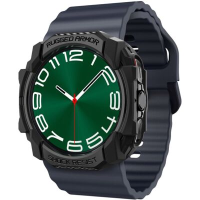 Spigen Rugged Armor™ Case voor de Samsung Galaxy Watch Ultra (2024/2025) - Matte Black Spigen Rugged Armor™ Case voor de Samsung Galaxy Watch Ultra (2024/2025) - Matte Black