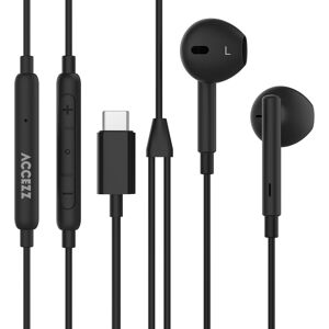 Accezz Oordopjes - Bedrade oordopjes - USB-C aansluiting - Zwart Accezz Oordopjes - Bedrade oordopjes - USB-C aansluiting - Zwart