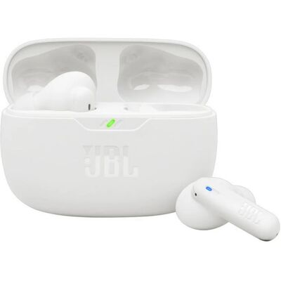 JBL Vibe Beam 2 Earbuds - Draadloze Oordopjes - Active Noise Cancelling - Wit JBL Vibe Beam 2 Earbuds - Draadloze Oordopjes - Active Noise Cancelling - Wit