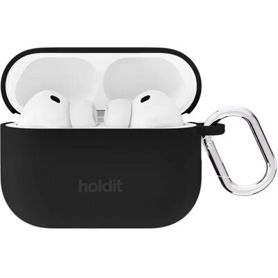 Holdit Solid Silicone Case voor de Apple AirPods Pro 3 - Zwart Holdit Solid Silicone Case voor de Apple AirPods Pro 3 - Zwart