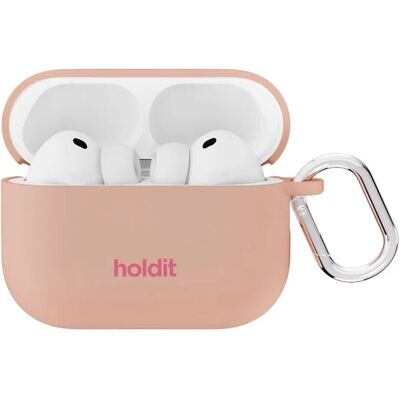 Holdit Solid Silicone Case voor de Apple AirPods Pro 3 - Bare Pink Holdit Solid Silicone Case voor de Apple AirPods Pro 3 - Bare Pink