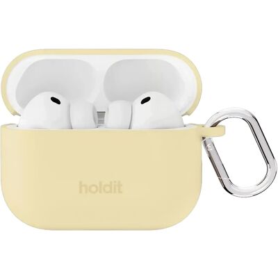 Holdit Solid Silicone Case voor de Apple AirPods Pro 3 - Butter Yellow Holdit Solid Silicone Case voor de Apple AirPods Pro 3 - Butter Yellow