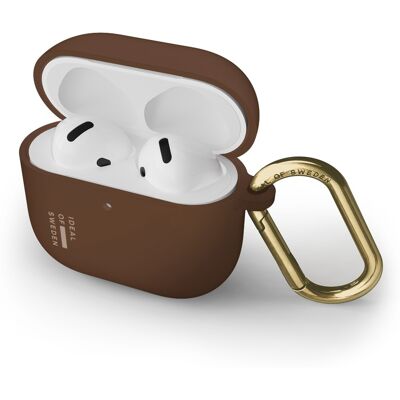 iDeal of Sweden Silicone Case voor de Apple AirPods 5 / 4 - Mocha Mousse iDeal of Sweden Silicone Case voor de Apple AirPods 5 / 4 - Mocha Mousse