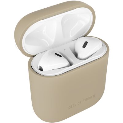 iDeal of Sweden Silicone Case voor de Apple AirPods 1 / 2 - Beige iDeal of Sweden Silicone Case voor de Apple AirPods 1 / 2 - Beige