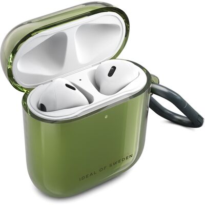 iDeal of Sweden Clear Case voor de Apple AirPods 1 / 2 - Khaki iDeal of Sweden Clear Case voor de Apple AirPods 1 / 2 - Khaki