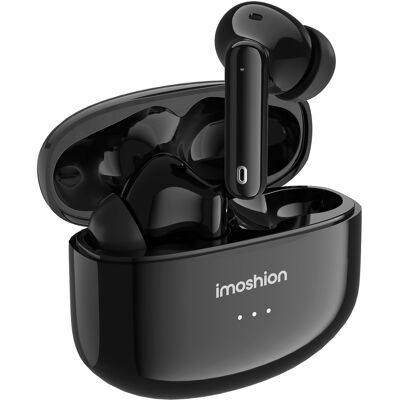 imoshion Aura Pro Draadloze In-ear Oordopjes - Active Noise Cancelling (ANC) - Zwart imoshion Aura Pro Draadloze In-ear Oordopjes - Active Noise Cancelling (ANC) - Zwart