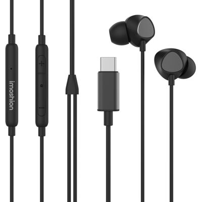 imoshion In-ear oordopjes - Bedrade oordopjes - Met USB-C aansluiting - Zwart imoshion In-ear oordopjes - Bedrade oordopjes - Met USB-C aansluiting - Zwart