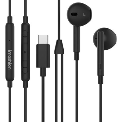 imoshion Oordopjes - Bedrade oordopjes - USB-C aansluiting - Zwart imoshion Oordopjes - Bedrade oordopjes - USB-C aansluiting - Zwart