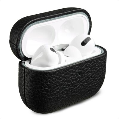 Accezz Echt Leren Case voor de Apple AirPods Pro 2 - Zwart Accezz Echt Leren Case voor de Apple AirPods Pro 2 - Zwart