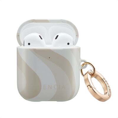 Selencia Vivid Case voor de Apple Airpods 1 / 2 - Desert Waves Beige Selencia Vivid Case voor de Apple Airpods 1 / 2 - Desert Waves Beige