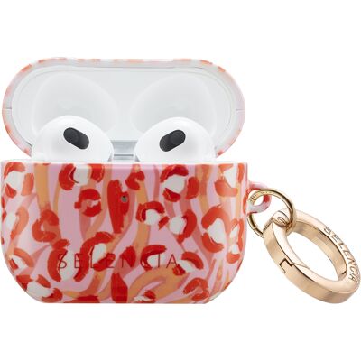 Selencia Vivid Case voor de Apple Airpods 3 - Wild Spots Lipstick Selencia Vivid Case voor de Apple Airpods 3 - Wild Spots Lipstick
