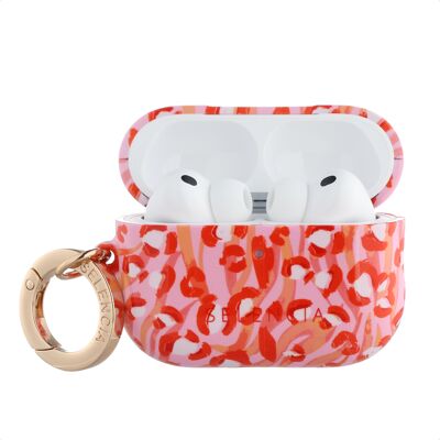 Selencia Vivid Case voor de Apple Airpods Pro 3 - Wild Spots Lipstick Selencia Vivid Case voor de Apple Airpods Pro 3 - Wild Spots Lipstick