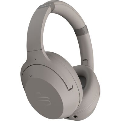 Selencia Urban Play Draadloze Koptelefoon - Active Noise Cancelling (ANC) - Met Opbergcase - Cosy Grey Selencia Urban Play Draadloze Koptelefoon - Active Noise Cancelling (ANC) - Met Opbergcase - Cosy Grey