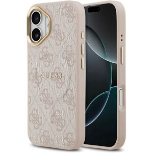 Guess Classic 4G Logo Backcover met MagSafe voor de Apple iPhone 17 - Roze Guess Classic 4G Logo Backcover met MagSafe voor de Apple iPhone 17 - Roze