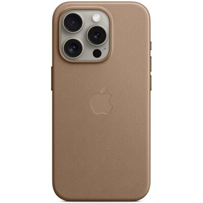 FineWoven Backcover MagSafe voor de Apple iPhone 15 Pro - Taupe FineWoven Backcover MagSafe voor de Apple iPhone 15 Pro - Taupe
