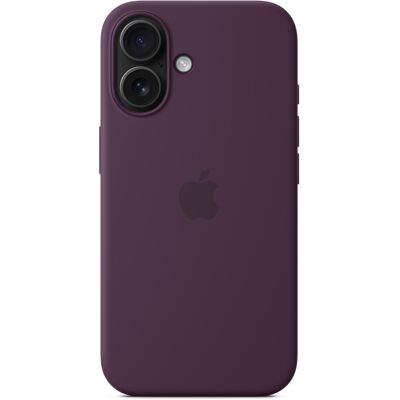 Silicone Backcover MagSafe voor de Apple iPhone 16 - Plum Silicone Backcover MagSafe voor de Apple iPhone 16 - Plum