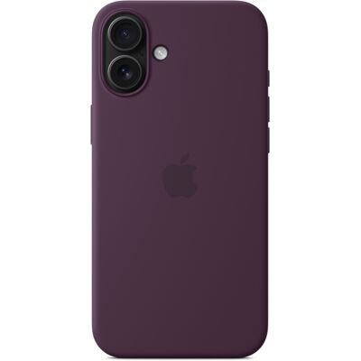 Silicone Backcover MagSafe voor de Apple iPhone 16 Plus - Plum Silicone Backcover MagSafe voor de Apple iPhone 16 Plus - Plum