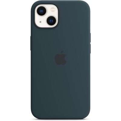 Silicone Backcover MagSafe voor de Apple iPhone 13 - Donkerblauw Silicone Backcover MagSafe voor de Apple iPhone 13 - Donkerblauw
