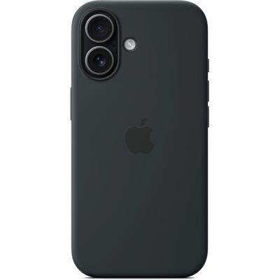 Siliconenhoesje met MagSafe voor de Apple iPhone 17 - Zwart Siliconenhoesje met MagSafe voor de Apple iPhone 17 - Zwart