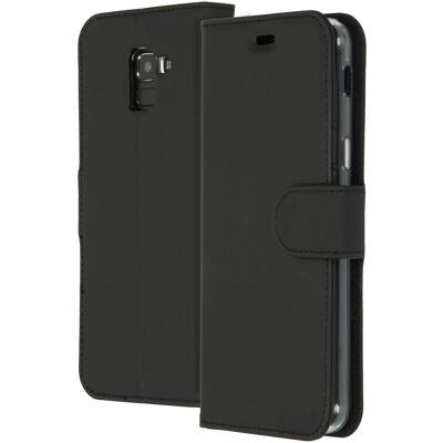 Accezz Wallet Softcase Bookcase voor de Samsung Galaxy J6 - Zwart Accezz Wallet Softcase Bookcase voor de Samsung Galaxy J6 - Zwart