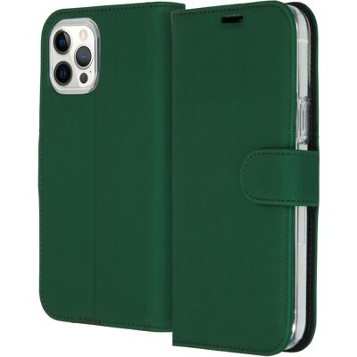 Accezz Wallet Softcase Bookcase voor de Apple iPhone 12 Pro Max - Groen Accezz Wallet Softcase Bookcase voor de Apple iPhone 12 Pro Max - Groen
