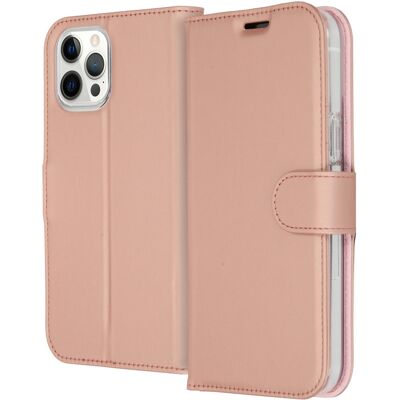 Accezz Wallet Softcase Bookcase voor de Apple iPhone 12 Pro Max - Rosé Goud Accezz Wallet Softcase Bookcase voor de Apple iPhone 12 Pro Max - Rosé Goud