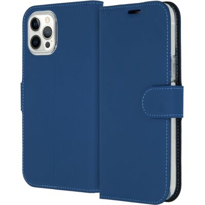 Accezz Wallet Softcase Bookcase voor de Apple iPhone 12 Pro Max - Blauw Accezz Wallet Softcase Bookcase voor de Apple iPhone 12 Pro Max - Blauw
