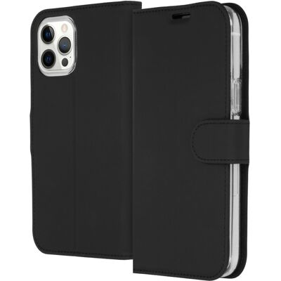 Accezz Wallet Softcase Bookcase voor de Apple iPhone 12 Pro Max - Zwart Accezz Wallet Softcase Bookcase voor de Apple iPhone 12 Pro Max - Zwart