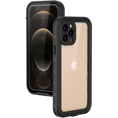 Redpepper Dot Plus Waterproof Backcover voor de Apple iPhone 12 Pro - Zwart Redpepper Dot Plus Waterproof Backcover voor de Apple iPhone 12 Pro - Zwart