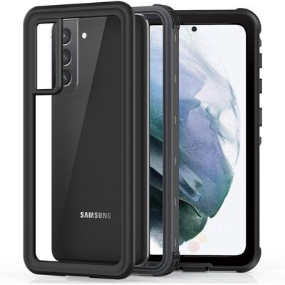Redpepper Dot Plus Waterproof Backcover voor de Samsung Galaxy S21 - Zwart Redpepper Dot Plus Waterproof Backcover voor de Samsung Galaxy S21 - Zwart