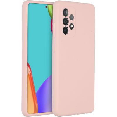 Accezz Liquid Silicone Backcover voor de Samsung Galaxy A52(s) (5G/4G) - Roze Accezz Liquid Silicone Backcover voor de Samsung Galaxy A52(s) (5G/4G) - Roze