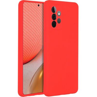 Accezz Liquid Silicone Backcover voor de Samsung Galaxy A72 - Rood Accezz Liquid Silicone Backcover voor de Samsung Galaxy A72 - Rood