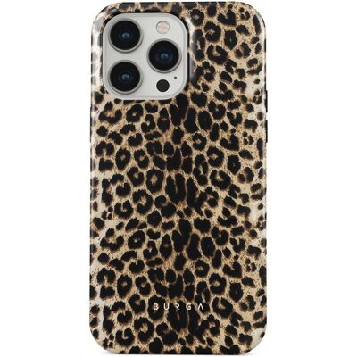 Burga iPhone 14 Pro Hoes - Luipaard - Schokbestendig TPU Siliconen Burga iPhone 14 Pro Hoes - Luipaard - Schokbestendig TPU Siliconen